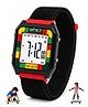 SPIKY Solid Digital Watch - Black