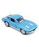RMZ City Chevrolet Corvette Stingray Split Window 1963 Collectible Diecast Car Scale Model 1:35Light Blue