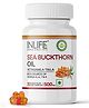 INLIFE Sea Buckthorn Oil 500mg, Rich in Omega 3 6 7 9 Fatty Acids, Skin Heart Bone & Muscle Health, 30 Liquid Filled Veg Capsules