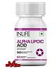 INLIFE Alpha Lipoic Acid ALA 300mg, Universal Antioxidant Supplement, Nerve Health & Energy Support, Men Women, 60 Veg Capsules