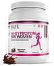 INLIFE Whey Protein for Women 23g, Shatavari Tulsi Flaxseed Omega 3 6, 21 Vitamins Minerals Digestive Enzymes, Muscle Energy & Immunity, Chocolate 500g