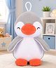 Besties 17 cm Baby Penguin Soft Toy | for Toddler Gifting | Boys & Girls | Stuffed Animal | Baby Safe | Cuddle & Travel Partner | Super Soft Fabric | Room & Car Décor - Grey