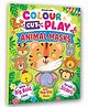 Colour Cut Play Animal Masks- A Creative Sticker Activity Book for Kids Ages 4-8 by Dreamland | English | Paperback
