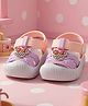 Yellow Bee Mickey & Friends Featuring Minnie Mouse Applique Detailed Button Closure Sandals - Pink & Peach