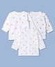 Zero Sinker Knit Vests with Bus Car & Truck, Brown Teddy , Teddy Bear Pack of 3 - White