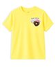 Kidbea Bamboo Knit Half Sleeves Donuts Printed Tee - Yellow