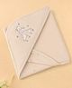 Zero Unisex Interlock Towel & Wrappers Beige 80 X 80 Cm