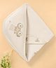 Zero Unisex Interlock Towel & Wrappers Beige 80 X 80 Cm