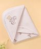 Zero Unisex Interlock Towel & Wrappers Pink 80 X 80 Cm