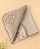 Zero Unisex Interlock Towel & Wrappers Lt. Brown & Beige 80 X 80 Cm