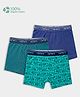 Carter's Toddler Boy 3-Pack Trunk In Assorted Prints With Anti Microbial Finish - Green  - 3T - Cotton - (3 to 4 Years)
