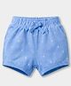 Carter's Organic Cotton Woven Mid Thigh Shorts In Ice-Cream Print - Blue