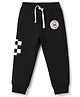 Ollypop Looper Knit Full Length Lounge Pants With Badge - Black