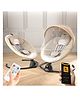 BAYBEE Electric Baby Swing Cradle for New Born Baby | Electric Swing Cradle for Babies with Adjustable Speed & Safety Belt | Automatic Rocker for Babies with Bluetooth, Music & Touch Panel (Beige)