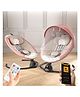 BAYBEE Electric Baby Swing Cradle for New Born Baby | Electric Swing Cradle for Babies with Adjustable Speed & Safety Belt | Automatic Rocker for Babies with Bluetooth, Music & Touch Panel (Pink)