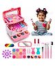 Kidology Kids Makeup Kit for Girls, Unicorn Princess Beauty Set with Real Washable Makeup & Pretend Play Accessories