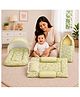 Babytoons Baby Bedding Set for New Born 0-6 Months 3 Pcs Newborn Baby Bed Set - Green