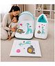 Babytoons Baby Bedding Set for New Born Baby 3 PCS Infants Bed 0 to 6 Months  Blue