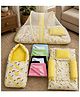 Babytoons Baby Bedding Set for New Born 0-6 Months 4 Pcs Newborn Baby Bed Set - Yellow