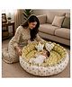 Babytoons Baby Super Soft Reversible Nest Sleeping Bed Bedding Set 0-6 Months - Green