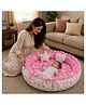 Babytoons Baby Bed Bedding Set for New Born Baby Reversible Cotton Mattress 0-6 Months - Pink