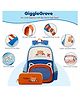 Sanjary 14 Inches Cute Fox Kids School Backpack with Pencil Case, Lightweight Waterproof Bookbag, Large Capacity Travel Bag for Preschool Students color design may vary