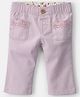 OshKosh B'gosh Cotton Woven Full Length Straight Leg Scalloped Pocket Pants - Purple