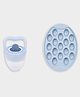 Mi Arcus Baby Fresh Food Feeder Kit with Silicone Ice Tray - Safe Fruit, Puree & Breast Milk Freezer Mold Set- Blue