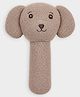 Mi Arcus Hand-Knitted Soft Puppy Baby Rattle Toy- Brown