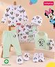 Babyhug Disney Girls Gift Set With Minnie Mouse Graphic For NB - White