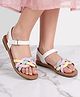 Pine Kids Velcro Closure Sandals - Off White