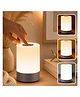 One94Store Touch Control LED Table Lamp  USB Rechargeable, Touch Control Night Light with 3-Color Dimmable Brightness for Bedroom, Living Room & Study (White, Pack of 1)