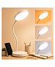 One94Store LED Desk Lamp Touch Sensor On/Off, USB Rechargeable Study Light, 3 Brightness Modes, 360 Adjustable Arm, Phone Holder, Night Light for Students, Dorm & Office (White)