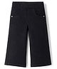 Babyhug Denim Full Length Jeggings with Stretch - Black