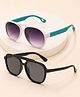 Stol'n Set Of 2 Solid UV Protected Aviator Sunglasses - Multi Colour
