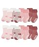 Big Softies Knit Pack Of 8 Striped Socks - Pink