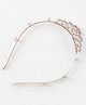 Pihoo Diamonds Detailed Tiara - Golden
