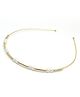 Pihoo Stones & Pearls Embellished Hair Band - Golden