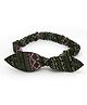 Pihoo Bow Detailed Headband - Black