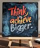 WENS Wooden  Motivational Quote Table Decor Plaque with Stand