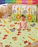 Intelliskills Lion & Wild Friends Play Mat Reversible Baby & Toddler Play Mat Animal & Safari-Themed Play Mat Encourages Crawling, Movement, Visual Exploration & Imaginative Play 8mm - Light Green