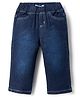 Mark & Mia Denim Woven Full Length Jeans with Bear Embroidery - Blue