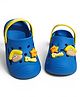 KIDLINGSS Star Applique Detailed Perforated Slingback Clogs - Blue