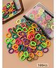 Ziory Set Of 100 Solid Rubber Bands - Multi Colour