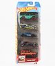 Hot Wheels Safari Mode Die Cast Free Wheel Toy Car With Smooth Rolling Wheel Pack of 5 - Multicolor