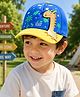 PASSION PETALS Cotton Knit Dinosaur Applique Detailed Cap - Blue - Circumference - 46cm
