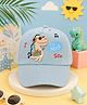 PASSION PETALS Cotton Knit Dinosaur Applique Detailed Cap - Light Green  - Circumference - 46cm