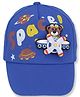 PASSION PETALS Cotton Knit Plane Applique Detailed Cap -  Blue - Circumference - 46cm