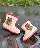 TRUFFLE COLLECTION Bear Designed Gumboots - Pink