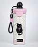 Little Surprise Box Bow Catty Stainless Steel Tumbler Water Bottle for Kids & Adults, Black Ball Lid Series, 650ml-Black